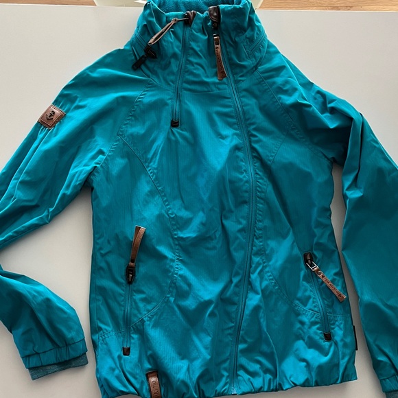 Naketano Jackets & Blazers - Naketano (Brave New World) Teal Women's light Jacket size M